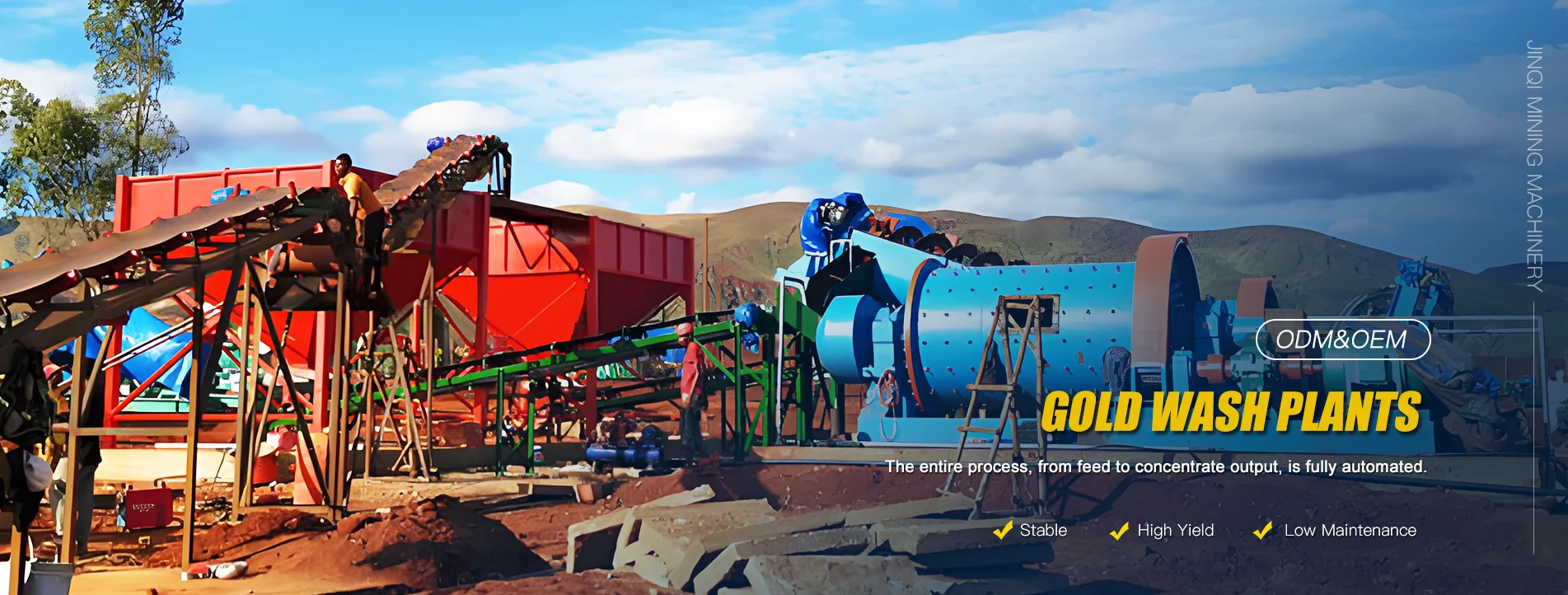 Nhà máy rửa vàng hiệu suất cao