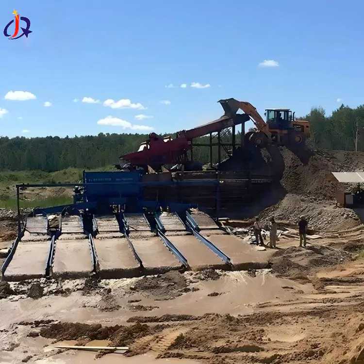 Nhà máy rửa vàng phù sa bằng đất sét