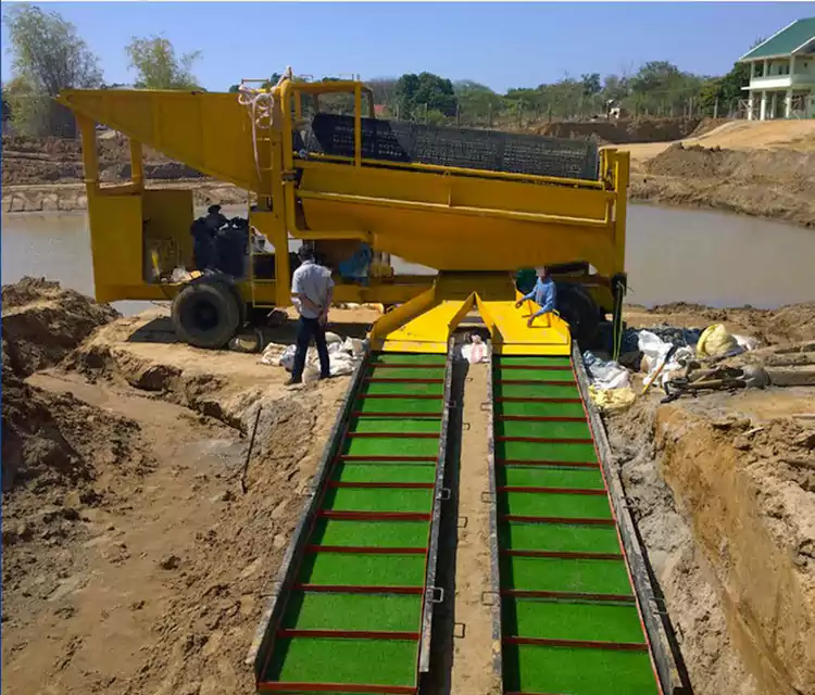 Xe đãi vàng di động di động